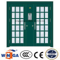 Double French Exterior Security Steel Glass Door (W-GD-28)